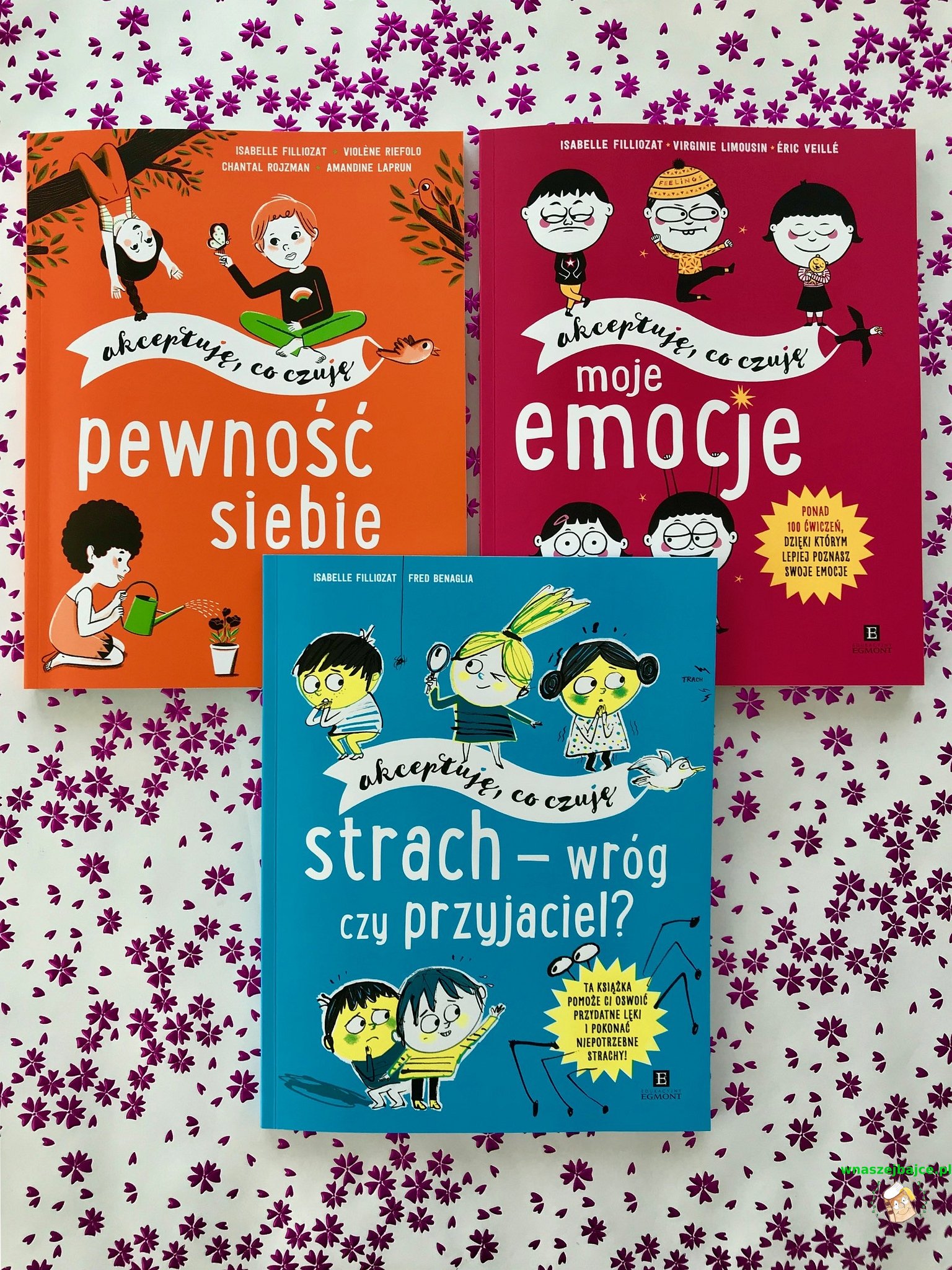 Akceptuję, co czuję – EMOCJE, STRACH, PEWNOŚĆ SIEBIE – seria książek ...