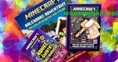 MINECRAFT – Kalendarz adwentowy, Koniec świata podstawowego, Kolekcja wszystkich podręczników gracza – WYDAWNICTWO HarperKIDS