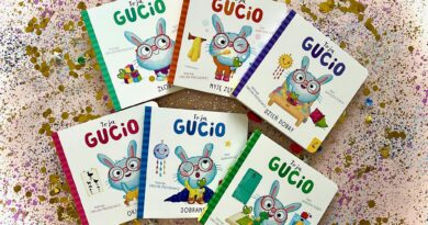Seria „To ja, Gucio” – smacznego, dzień dobry, myję zęby, żłobek, dobranoc, okulary – Wydawnictwo WILGA